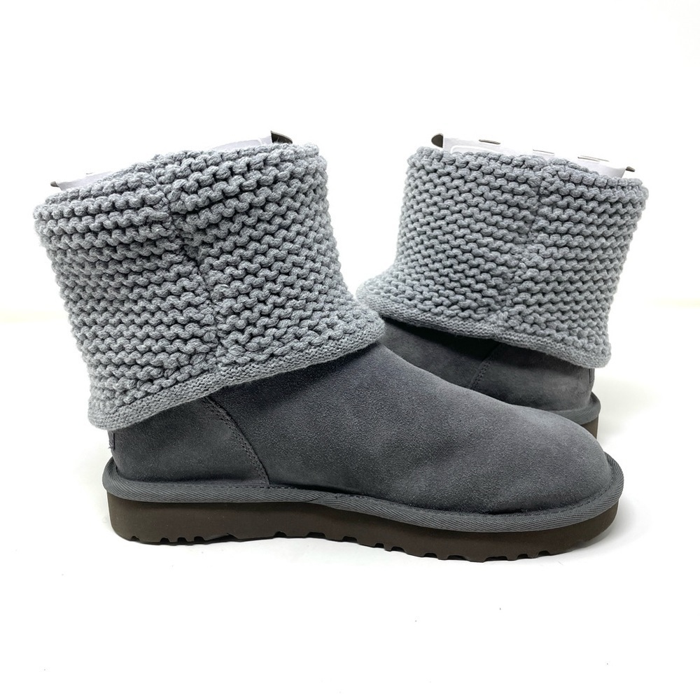 Ugg Shaina Knit Cuff Suede Body Boot Size 7 NWB - Picture 5 of 11